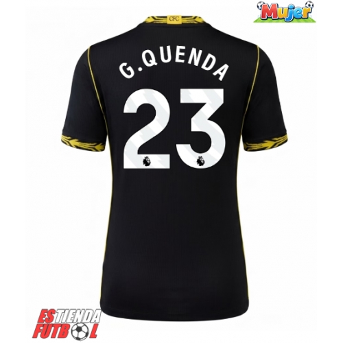 Chelsea Geovany Quenda #23 Segunda Equipación Mujer 2026-27 Manga Corta